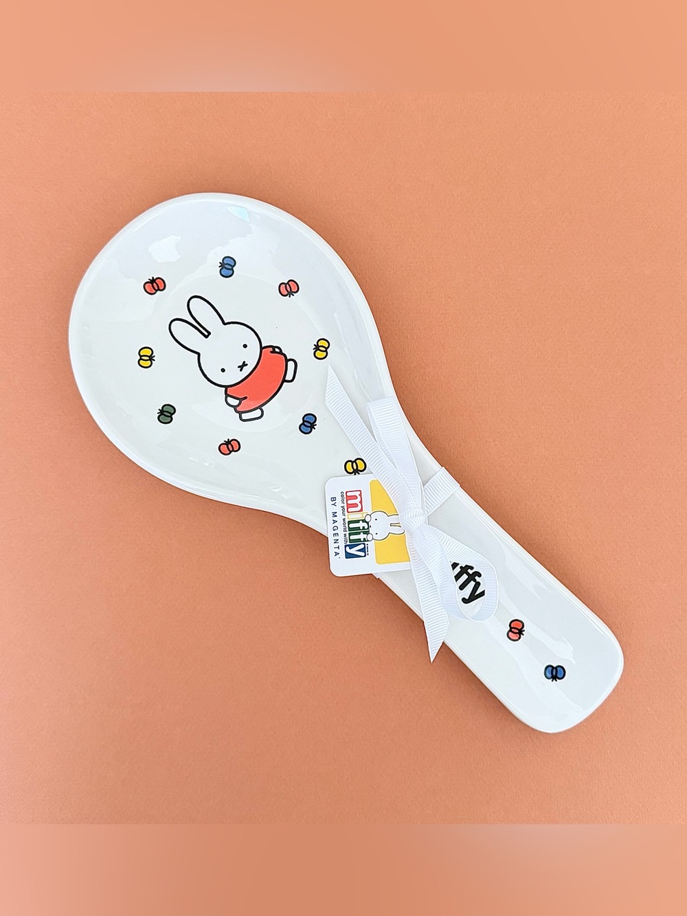 miffy White Ceramic Spoon Rest